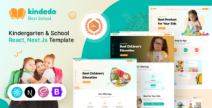 Kindedo - Kindergarten & School React, Next js Template by BDevs