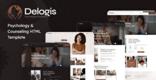 Delogis - Psychology & Counseling HTML Template by bracket-web