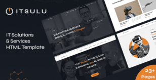 ITSulu - IT Solutions & Services HTML5 Template by bslthemes