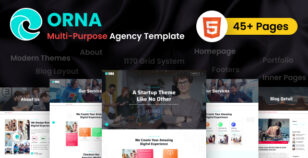 Multipurpose Agency HTML Template - Orna Studio by The_Krishna