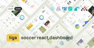 Liga Soccer – React Dashboard Template by merkulove