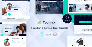 Technix - Technology & IT Solutions React Next js Template by Theme_Pure