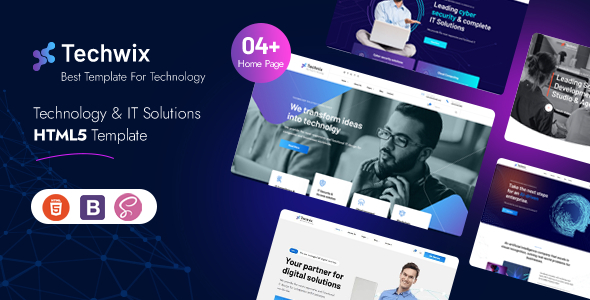 Techwix - Technology & IT Solutions HTML Template by devthrow