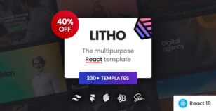 Litho - The Multipurpose React Template by themezaa