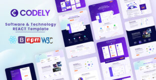 CODELY - Software & Technology Landing Page React Template by media-city