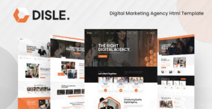 Disle - Digital Marketing Agency HTML Template by ThemeMascot
