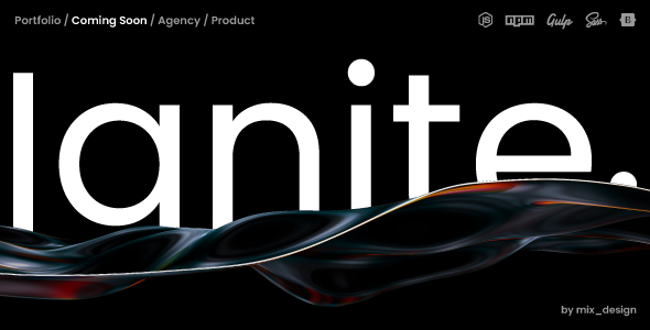Ignite - Coming Soon and Landing Page Template by mix_design