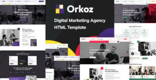 Orkoz - Digital Agency Creative HTML Template by bracket-web