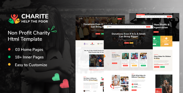 Charite -  Non-Profit Charity HTML Template by SolverWp