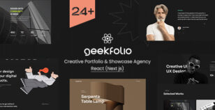 Geekfolio - React Nextjs Creative Agency & Portfolio Template by ThemesCamp
