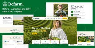 Dcfarm - Agriculture and Dairy Farm HTML Template by zcubedesign