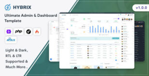 Hybrix - Ultimate Admin & Dashboard Template by Themesbrand