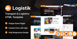 Logistik - Transport & Logistics HTML Template by themeholy