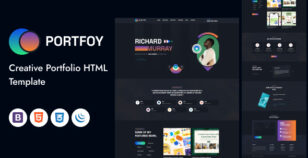 Portfoy - Creative Portfolio HTML5 Template by wpoceans