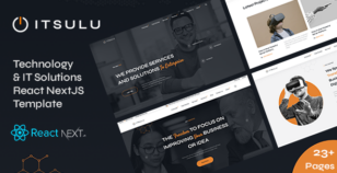 ITSulu - Technology & IT Solutions React Template by bslthemes