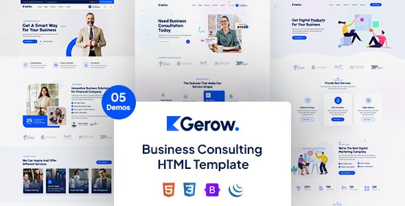 Gerow - Business Consulting HTML Template by themeadapt