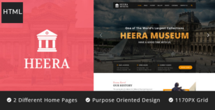 HEERA Museum and Exhibition HTML Website Template by arrow_themes
