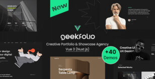 Geekfolio - Creative Agency & Portfolio Vue Nuxtjs Template by ThemesCamp