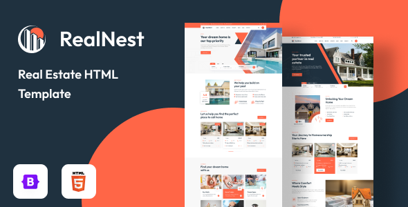 Realnest - Real Estate HTML Template by Creationic