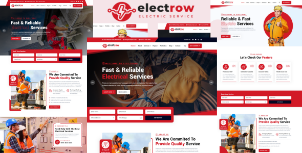 Electrow - Power And Electricity Services HTML5 Template by LunarTemp