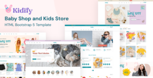 Kidify - Baby Kids Fashion Store HTML Template by PxlSolutions