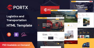 Portx - Logistics and Transportation HTML Template by Theme_Pure