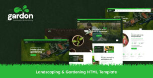 Gardon - Landscaping & Gardening HTML Template by bracket-web