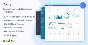 Tocly - NodeJs Admin & Dashboard Template by themesdesign