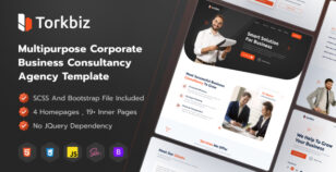 Torkbiz - Professional Multipurpose HTML Template for Business Consulting & Financial Services by TheTork