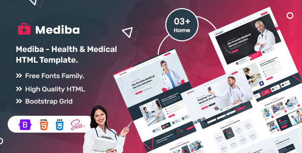 Mediba – Medical & Health HTML5 Template. by sgcreation