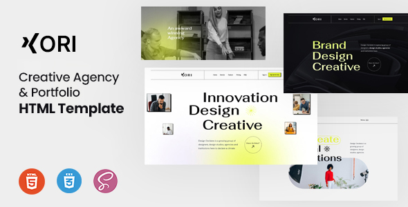 Xori - Creative Agency & Portfolio HTML Template by ThemeMascot