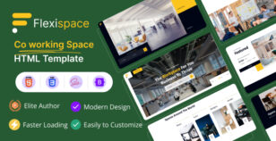 Flexispace - Coworking Space HTML Template by pixelaxis