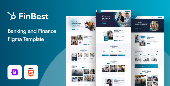 Finbest - Banking and Finance HTML Template by HixStudio