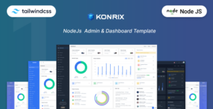 Konrix - NodeJS Tailwind CSS Admin & Dashboard Template by coderthemes