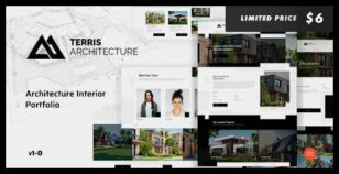 Terris - Creative  Architecture Interior Portfolio Template by kwst