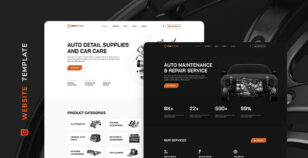 ProMotors – Cars Detailing Service HTML Template by merkulove