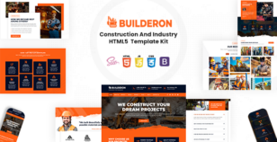 Builderon – Construction And Industry HTML Template by bosathemes