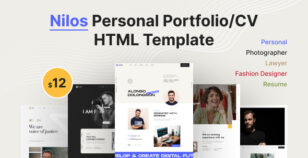Nilos - Personal Portfolio/CV HTML Template by ThemeDox
