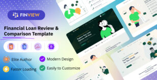 Finview - Financial Loan Review and Comparison Website HTML Template by pixelaxis