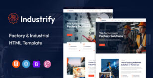 Industrify - Factory & Industrial HTML Template by DevGalaxy