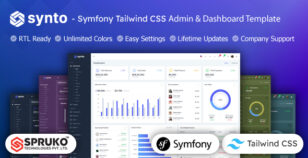 Synto - Symfony Tailwind CSS Admin Dashboard Template by SPRUKO