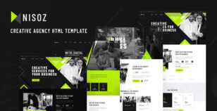 Nisoz - Creative Agency HTML Template by Layerdrops