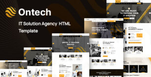 Ontech - IT Solutions & Services HTML Template by bracket-web
