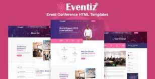 Eventiz - Event Conference HTML Templates by bizberg_themes