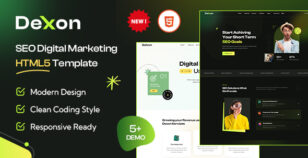 Dexon – SEO & Digital Marketing Agency HTML5 Template by Dreamit-Solution