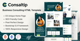 Consaltip – Business Consulting HTML5 Template by BoomDevs