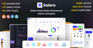 Salero - React Redux Restaurant Admin Bootstrap Template by DexignZone