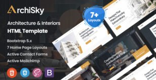Archisky - Architecture & Interiors HTML Template by ThemeMascot