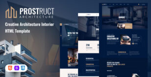 Prostruct - Architecture and Interior Design HTML Template by valorwide