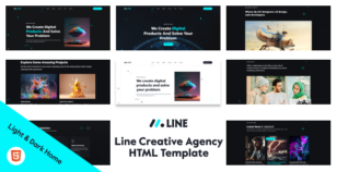 Line - Creative Agency Html Template by wprealizer